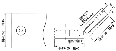 松下玻璃夹